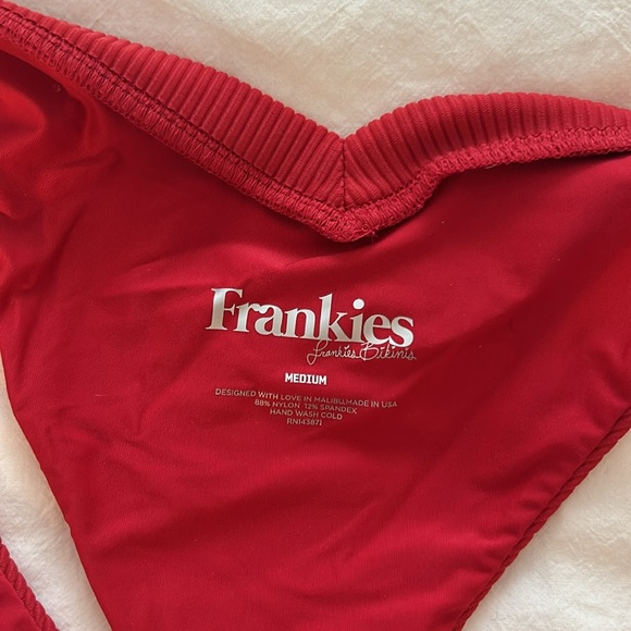 Frankie’s bikinis Austin bottom red NWT - Picture 5 of 5